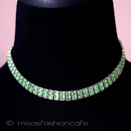 （画像用） JosephWiesnerNY クリスタルネックレス