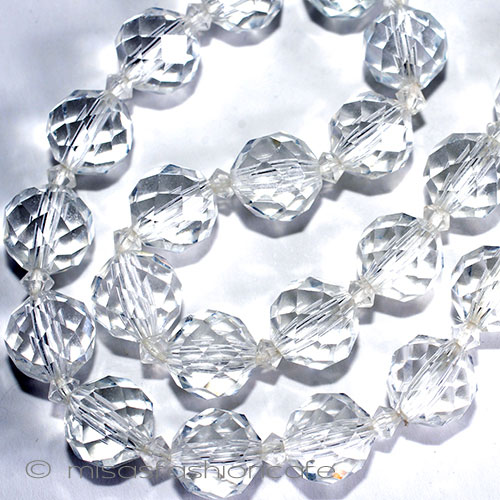 （画像用） 大粒クリスタル　ネックレス