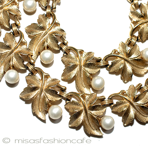 （画像用） Ｔｒｉｆａｒｉ　 トリファリ パール金葉　ネックレス