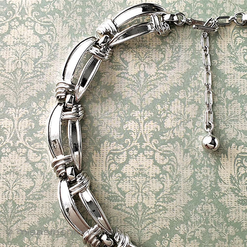 （画像用） Trifari　 トリファリ 編み込みネックレス