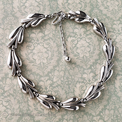 （画像用） Trifari　 トリファリ シルバーネックレス