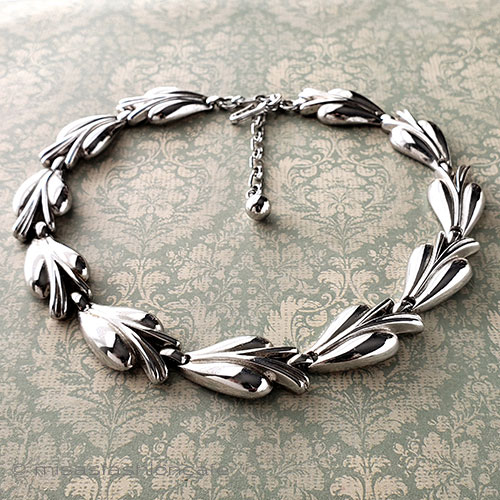 （画像用） Trifari　 トリファリ シルバーネックレス