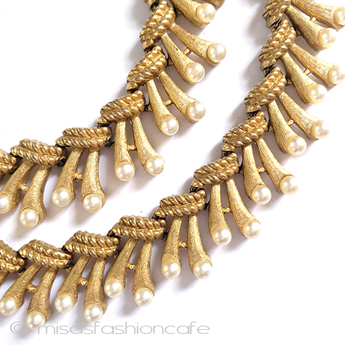 （画像用） Ｔｒｉｆａｒｉ　 トリファリ パール編み　ネックレス