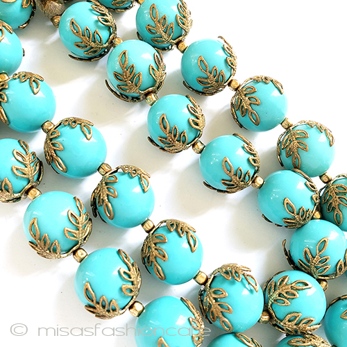 （画像用） Ｔｒｉｆａｒｉ　 トリファリ ターコイズ　ネックレス