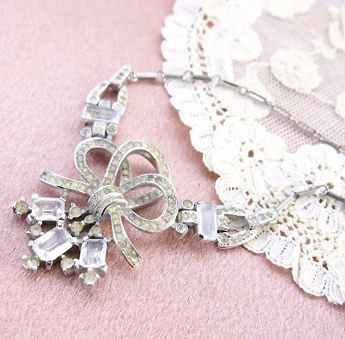 クラウンTrifari　 レアSterlingネックレス - ウインドウを閉じる