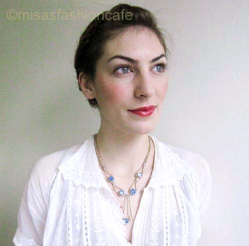 （画像用） チェコクリスタル　 ネックレス