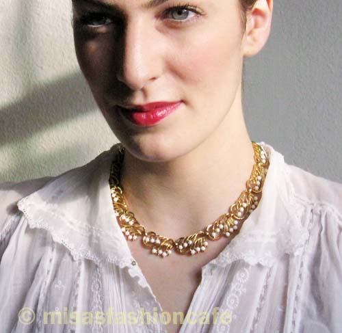 （画像用） Trifarトリファリ フローラル・ネックレス