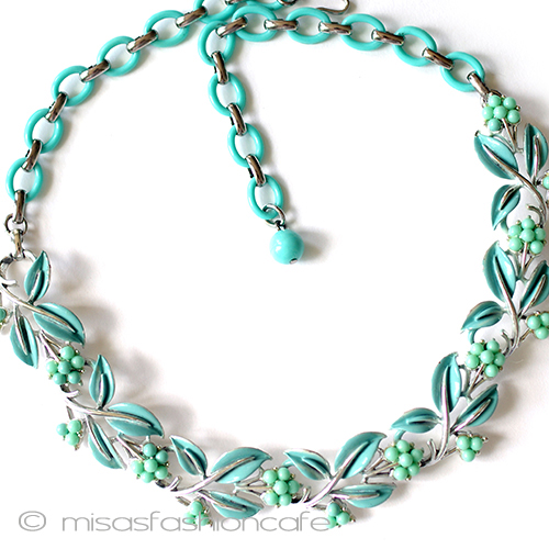 （画像用） ＣＯＲＯ　ネックレス ターコイズのお花