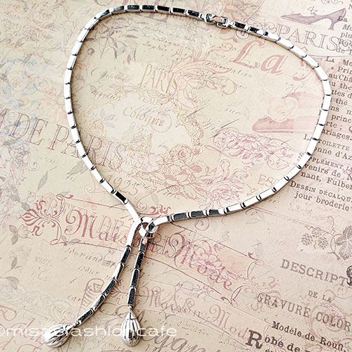 （画像用） Trifari　 トリファリ リボン　ネックレス