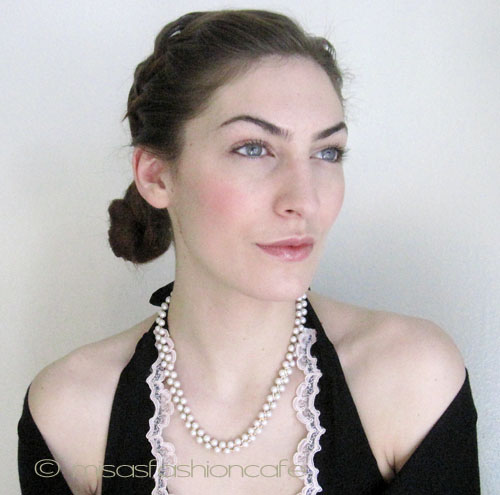 （画像用） Avon パール編みネックレス