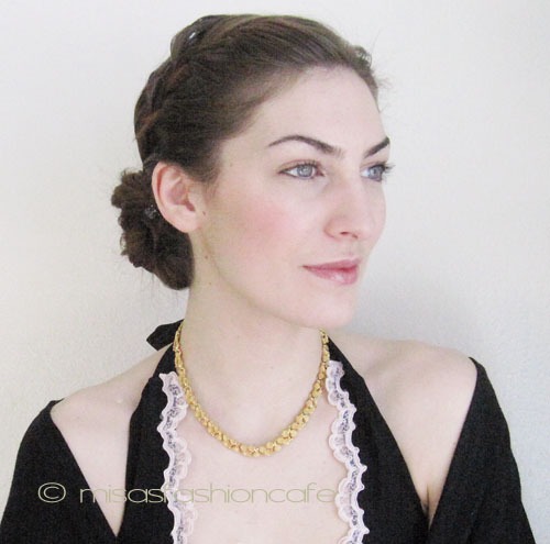 （画像用） Trifari　トリファリ ゴールドリーフ　ネックレス