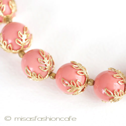 （画像用） Ｔｒｉｆａｒｉ　 トリファリ 金葉コーラル ネックレス