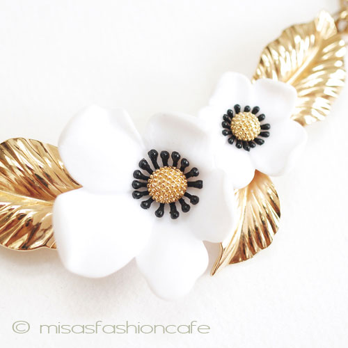 （画像用） LouisFeraud Paris フラワー　ネックレス