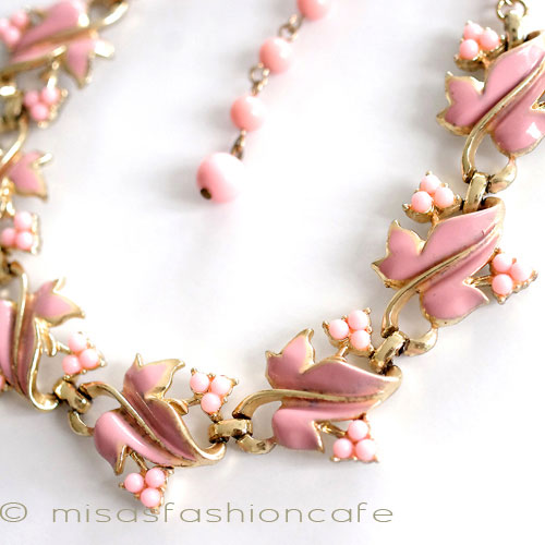 （画像用） ＣＯＲＯ　ネックレス ピンクベリー・リーフ