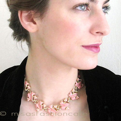 （画像用） ＣＯＲＯ　ネックレス ピンクベリー・リーフ