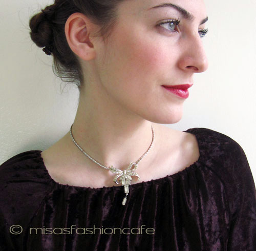 （画像用） Coroリボンネックレス