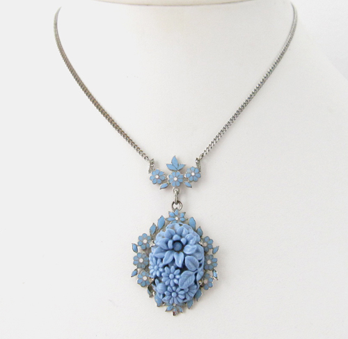 （画像用） ヴィンテージジュエリー Coro　お花ネックレス