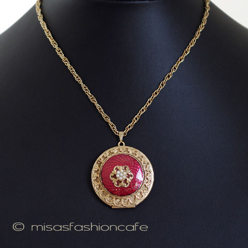 （画像用） ロケット ペンダントネックレス