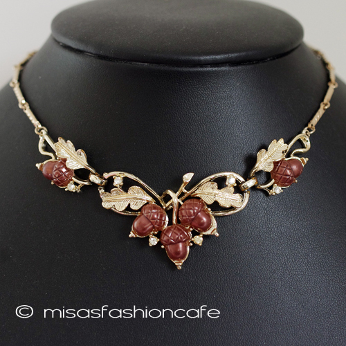 （画像用） Coro　ネックレス 団栗　どんぐり