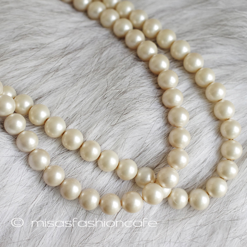 （画像用） グラスパール2連ネックレス