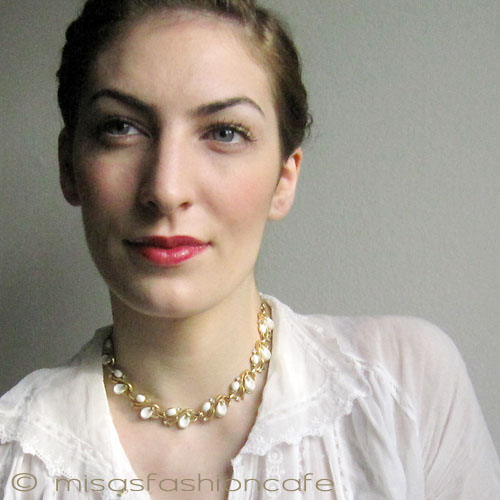 （画像用） Trifari　 トリファリ ベリー木の実ネックレス