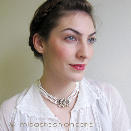 （画像用） Florenza フロレンツァ 　フラワーネックレス