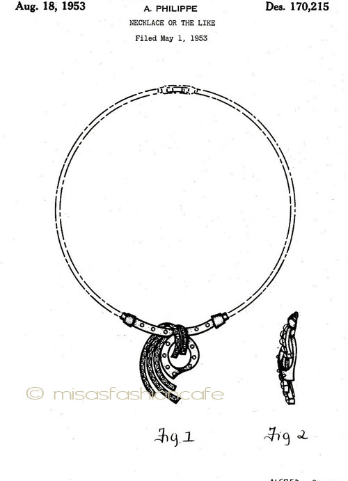 （画像用） Ｔｒｉｆａｒｉ　 トリファリ 1953年　ネックレス