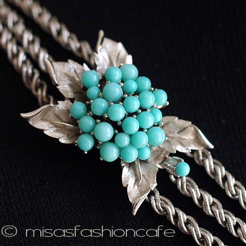 （画像用） Ｔｒｉｆａｒｉ　 トリファリ アジサイ　３連ネックレス