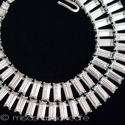 （画像用） バゲットクリスタル　ネックレス