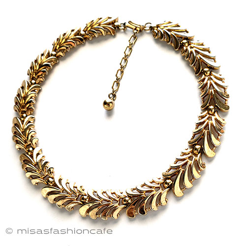 （画像用） Trifari　 トリファリ GOLD　ネックレス