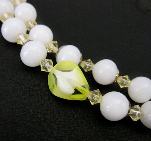 （画像用） ガラス2連ネックレス