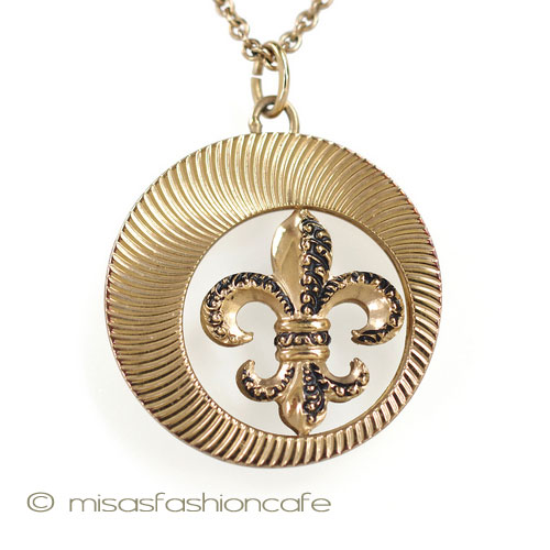 Winard 12Kgf 刻印 fleur-de-lisネックレス - ウインドウを閉じる