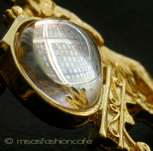 （画像用） 猫ねこ 金魚鉢　ブローチ