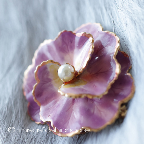 （画像用） Original By Robert フラワー　ブローチ