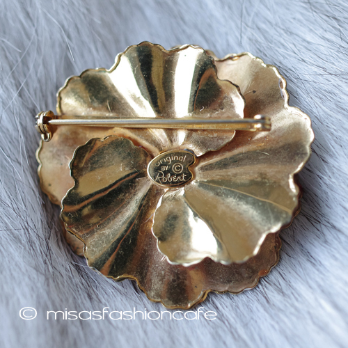 （画像用） Original By Robert フラワー　ブローチ