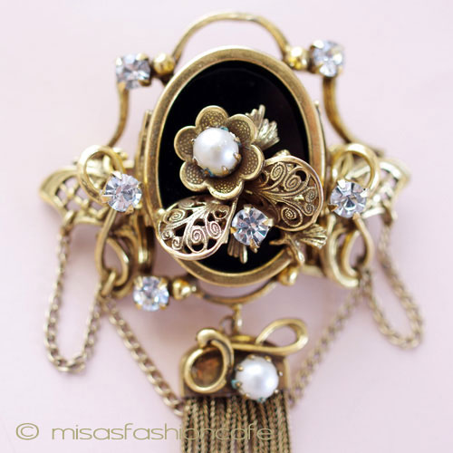 （画像用） アールヌーヴォー ブローチ兼ペンダント