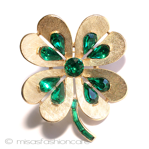 （画像用） Ｔｒｉｆａｒｉ　 トリファリ クローバー　ブローチ