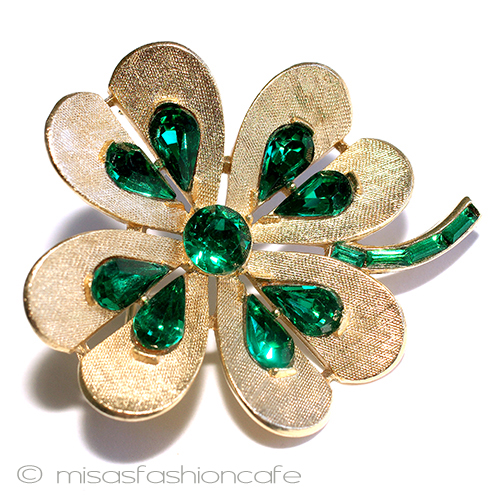 （画像用） Ｔｒｉｆａｒｉ　 トリファリ クローバー　ブローチ