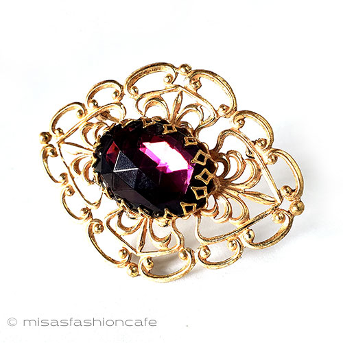 （画像用） ミリアムハスケル刻印 Haskell　ブローチ