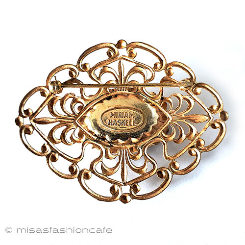 （画像用） ミリアムハスケル刻印 Haskell　ブローチ