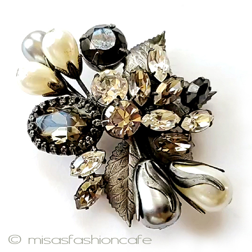 ヴィンテージアクセサリー Regency　パールRSの花 - ウインドウを閉じる