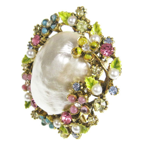 （画像用） ART刻印　お花ブローチ