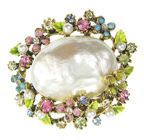 （画像用） ART刻印　お花ブローチ