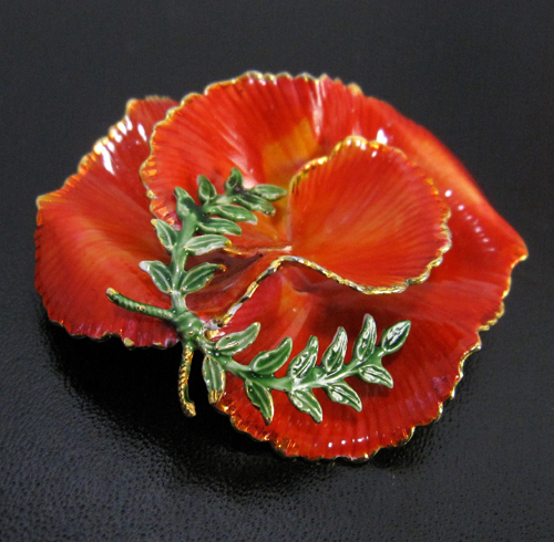 （画像用） Original By Robert　 ポピー　ブローチ