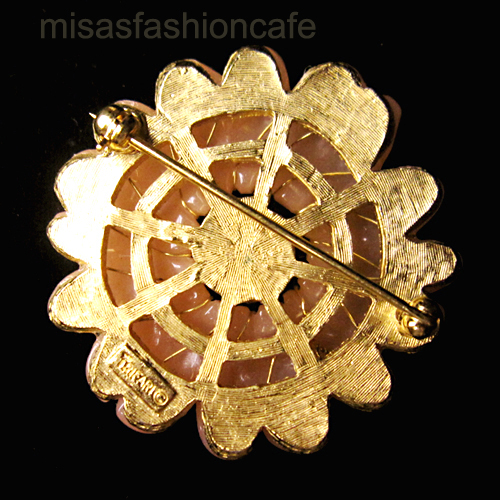 （画像用） クラウン　トリファリ ＴＲＩＦＡＲＩ　花ブローチ