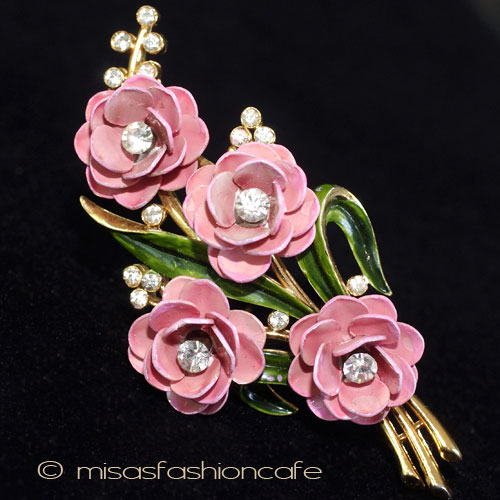 （画像用） クラウン　トリファリ Trifari　花ブーケ