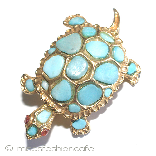 （画像用） ＳＷＯＢＯＤＡ・スワボダ 天然石ターコイズのカメ