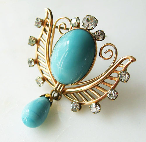 （画像用） 12K gf・Van Dell刻印 ブローチ兼ペンダント