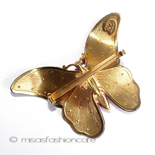 （画像用） Ｏｒｉｇｉｎａｌ　ｂｙ　Ｒｏｂｅｒｔ アゲハ蝶　ブローチ