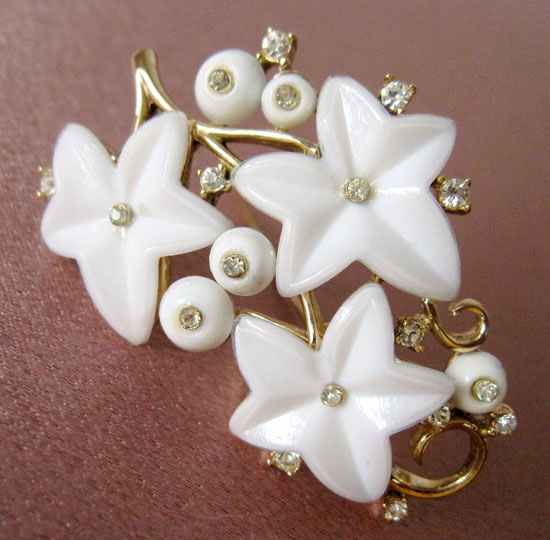 （画像用） クラウントリファリ Trifari　ブローチ